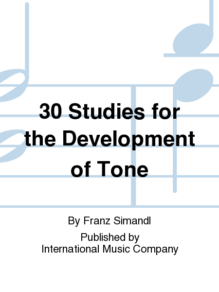 30 Studies For The Development Of Tone