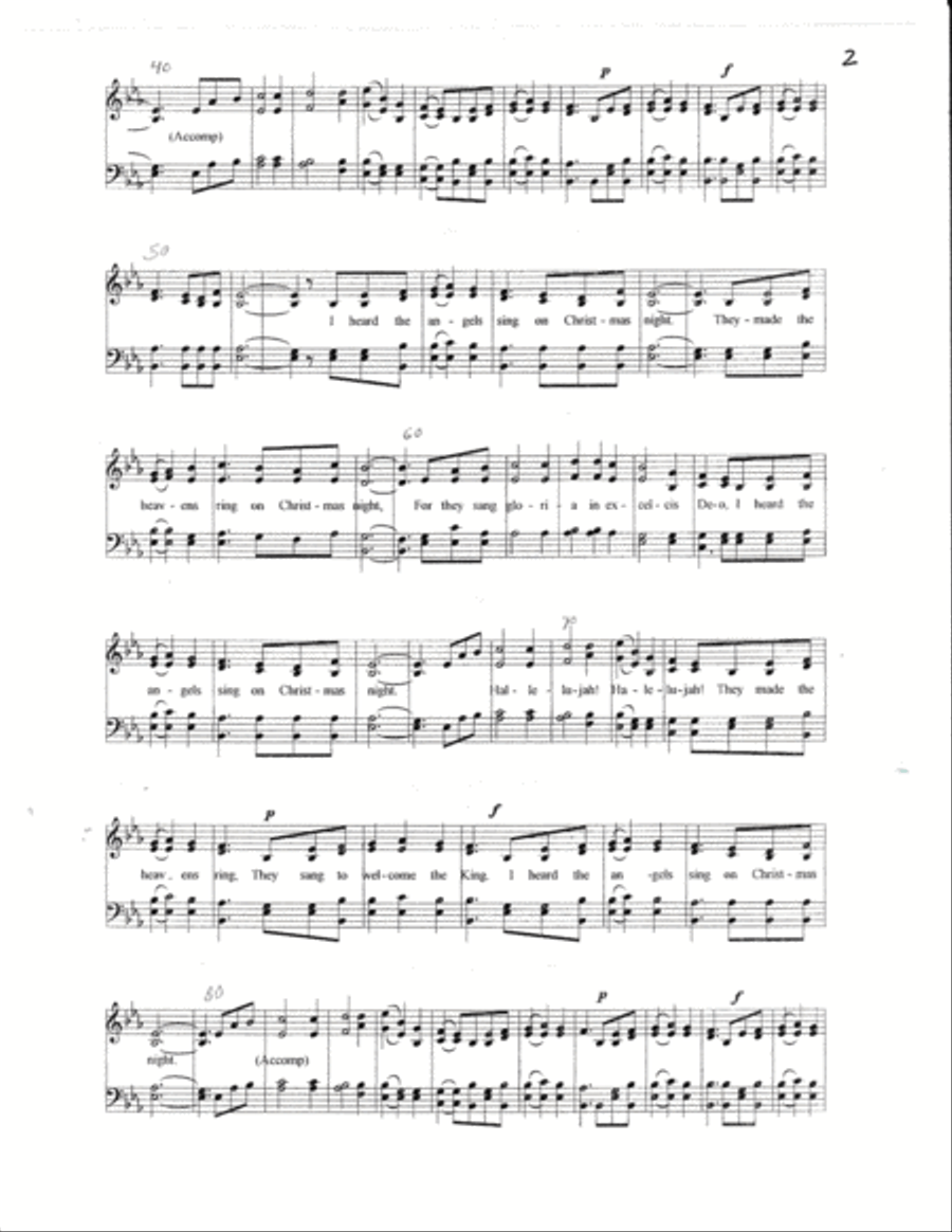 O My Soul Wake Up and Bless he Lord Piano Solo scores gallery preview page 2