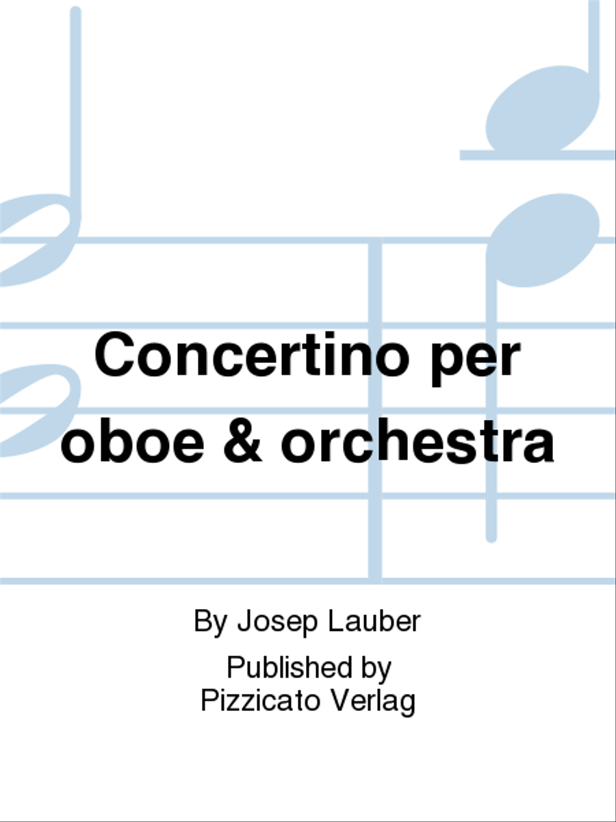 Concertino per oboe & orchestra Orchestra scores gallery preview page 1