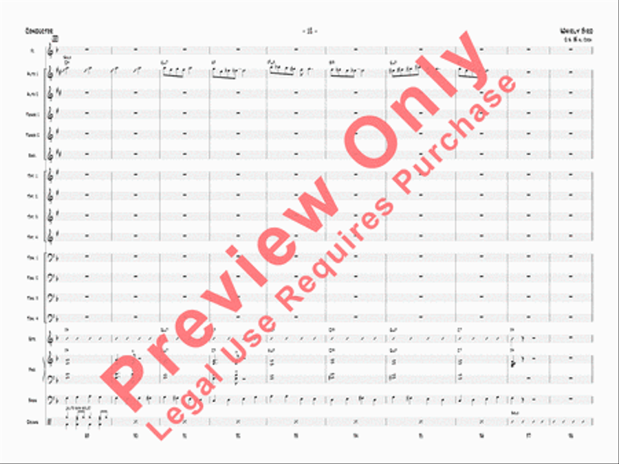 Whirly Bird Whirly Bird Jazz Ensemble scores gallery preview page 15