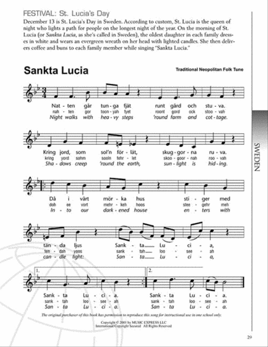 Music of Our World Choir scores gallery preview page 5