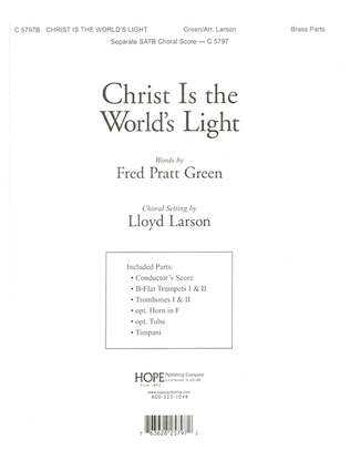 Book cover for Christ Is the World's Light