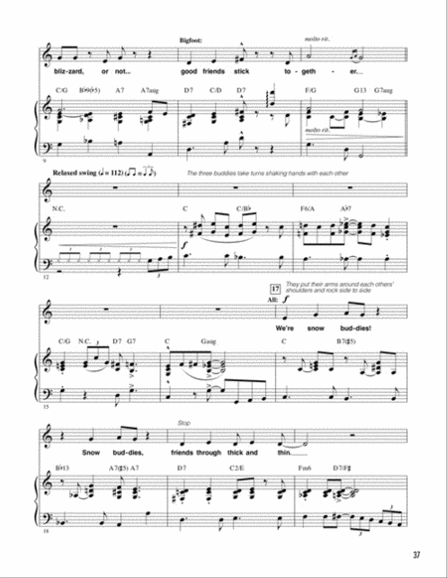 On with the Snow! Choir scores gallery preview page 7