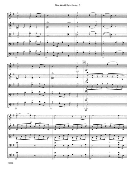 New World Symphony (Symphony No. 9, Mvt. IV) - Conductor Score (Full Score)