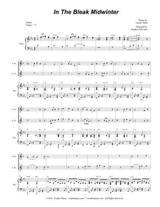 In The Bleak Midwinter (Duet for Soprano and Alto Saxophone)