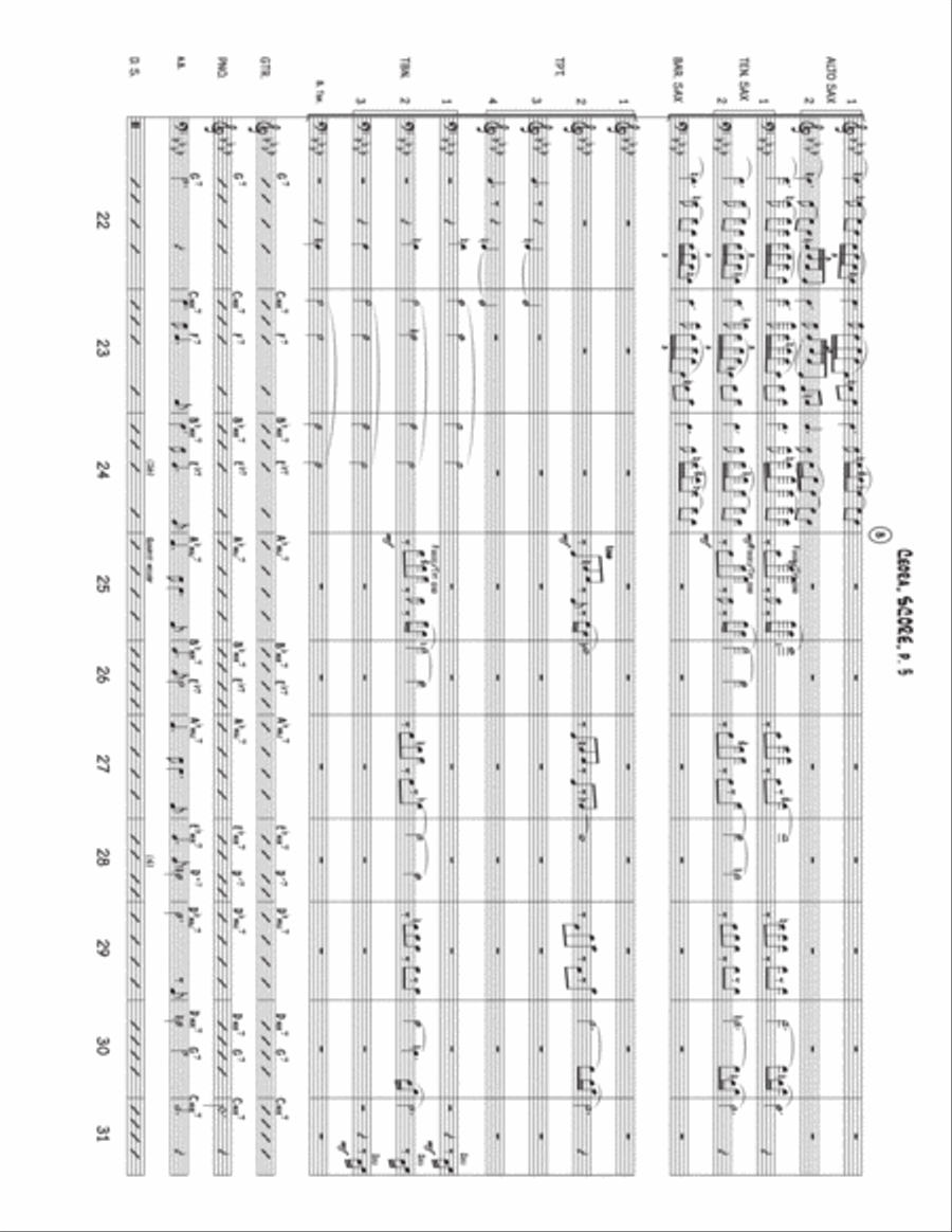 Ceora Jazz Ensemble scores gallery preview page 3