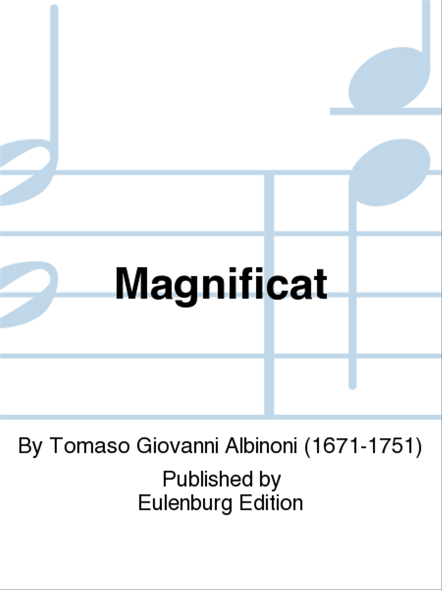 Magnificat Magnificat 4-Part scores gallery preview page 1