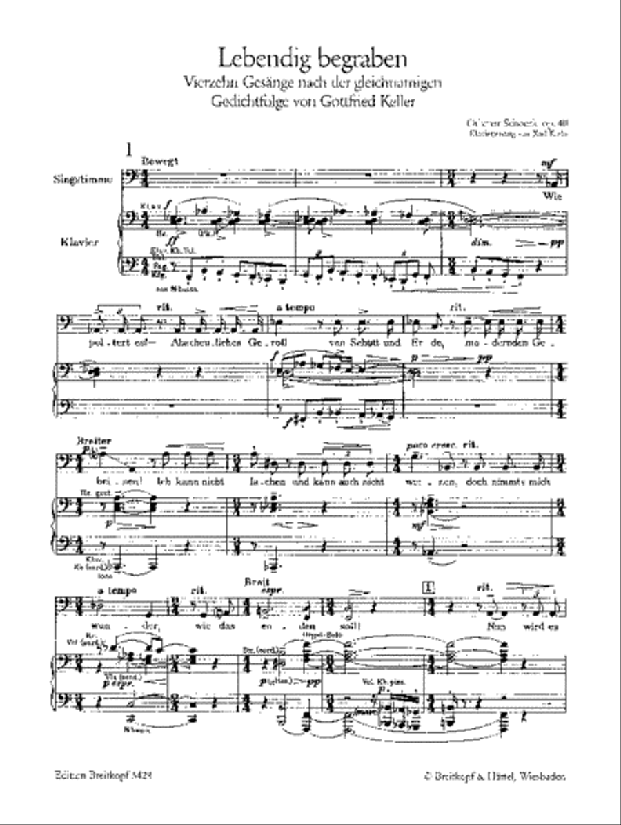 Lebendig begraben Op. 40 Choir scores gallery preview page 2