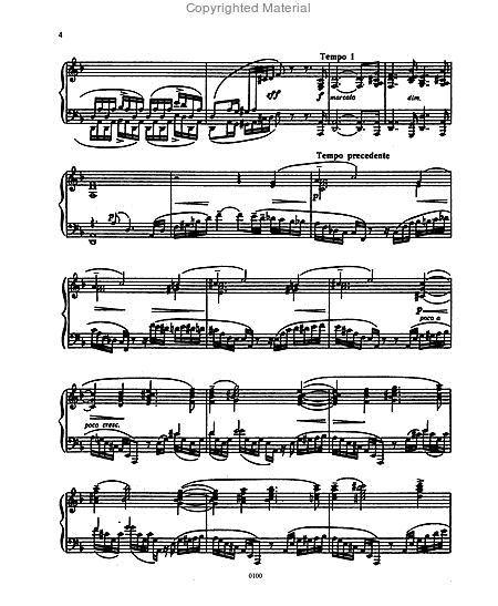 Sonata No. 1 Op. 28 for piano