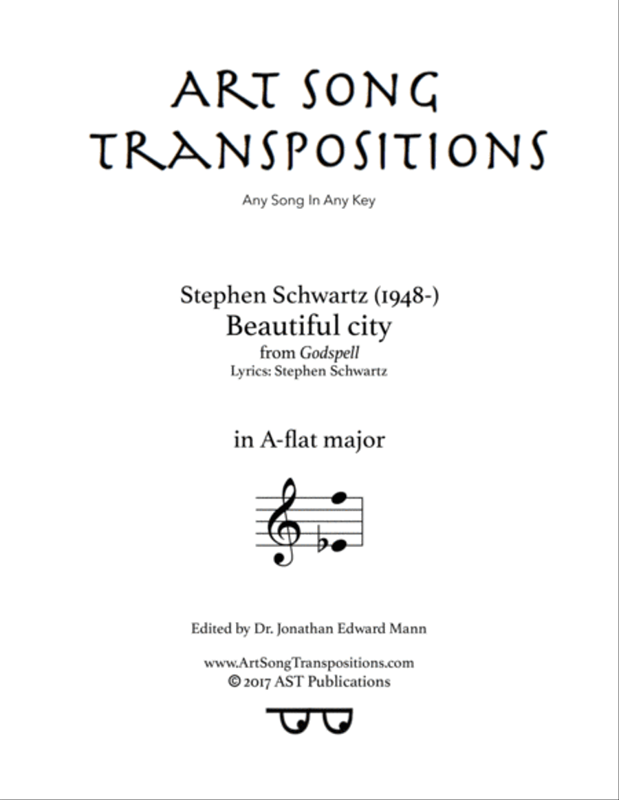 Beautiful City Voice scores gallery preview page 1