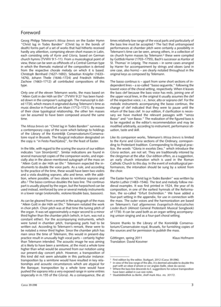 Missa brevis 4-Part scores gallery preview page 4