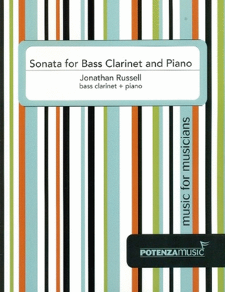 Book cover for Sonata for Bass Clarinet and Piano