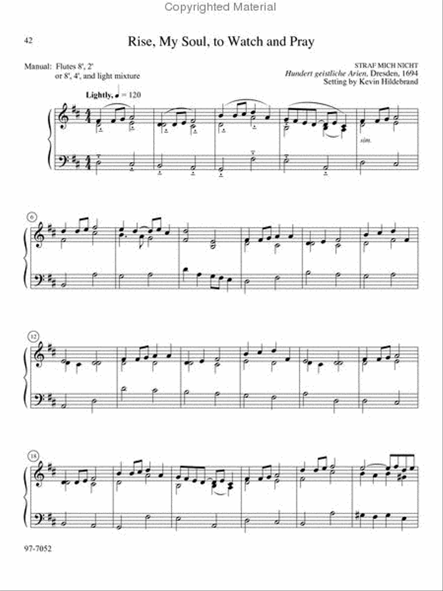Musica Sacra: Easy Hymn Preludes for Organ, Vol. 3