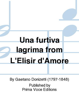 Una furtiva lagrima from L'Elisir d'Amore