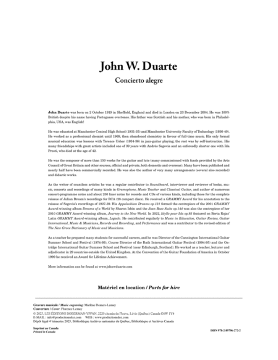 Concierto Alegre, Op. 101 Orchestra scores gallery preview page 2