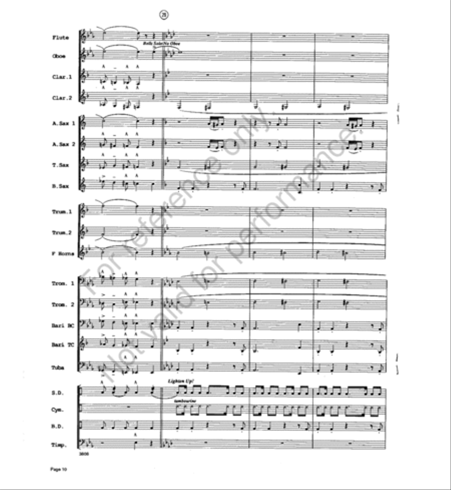 Trumpets a la King Trumpets a la King Concert Band scores gallery preview page 9