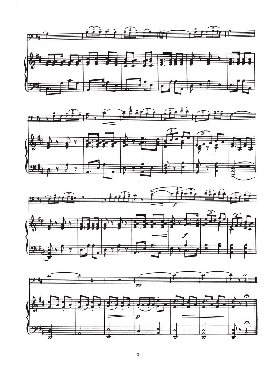 La Paloma Cello Solo scores gallery preview page 2
