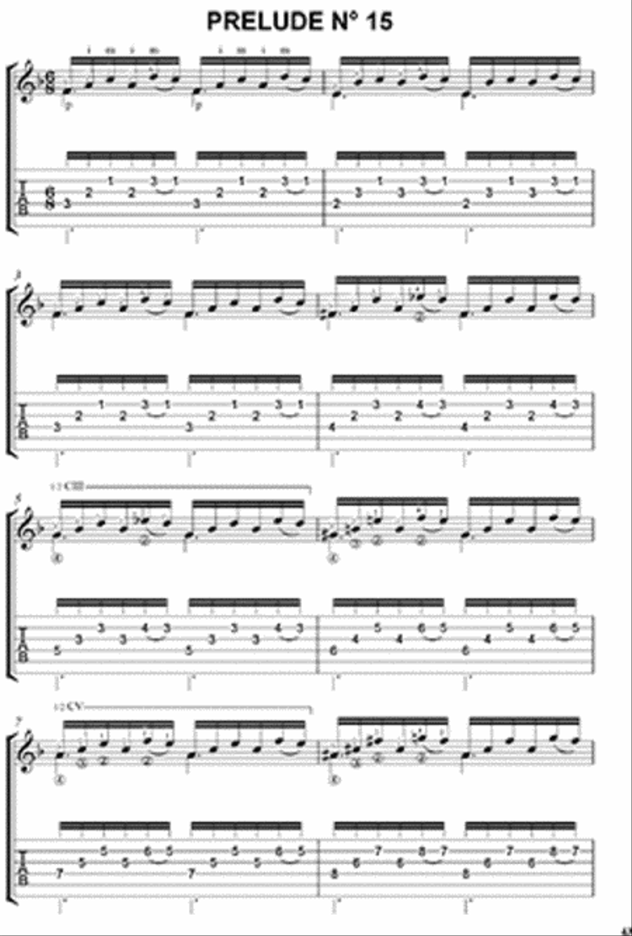 Ferdinando Carulli: 24 Preludes op. 114 Lute scores gallery preview page 4