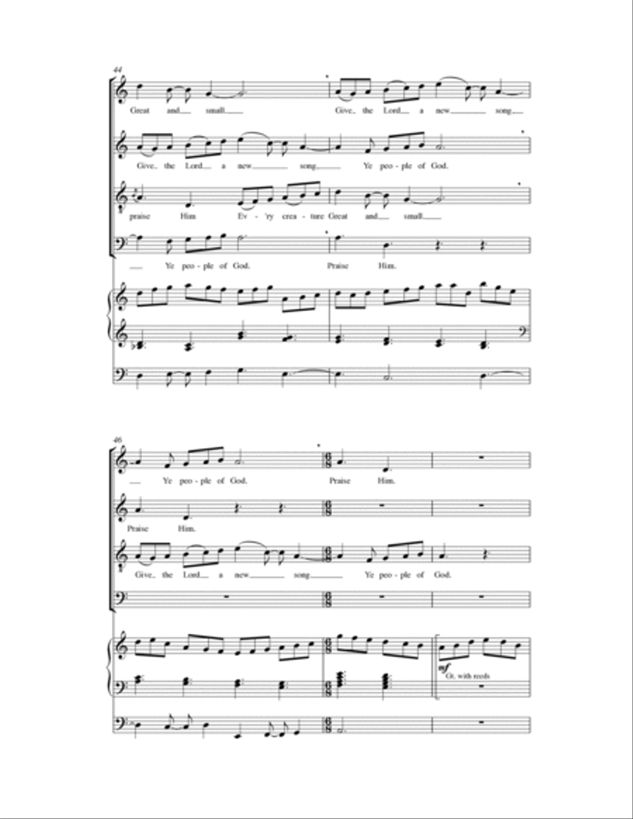 Be Ye Doers Of The Word 4-Part scores gallery preview page 7