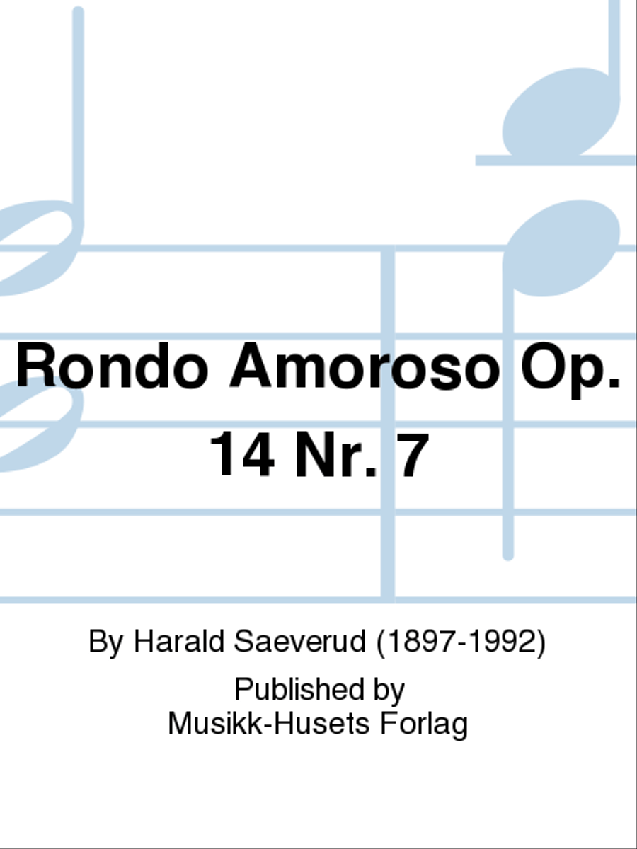 Rondo Amoroso Op. 14 Nr. 7 Piano Solo scores gallery preview page 1