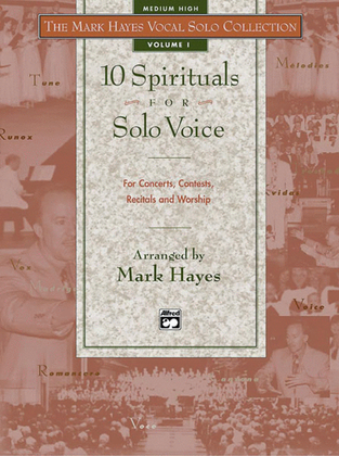 Book cover for 10 Spirituals for Solo Voice - Medium High (Book)