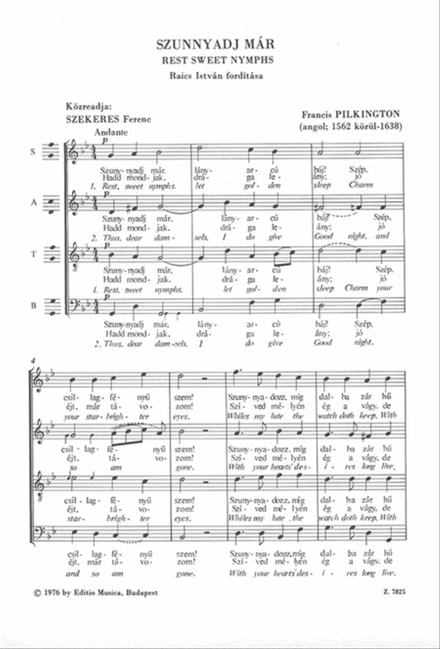 Old Masters' Mixed Choruses V25 A Cappella scores gallery preview page 2
