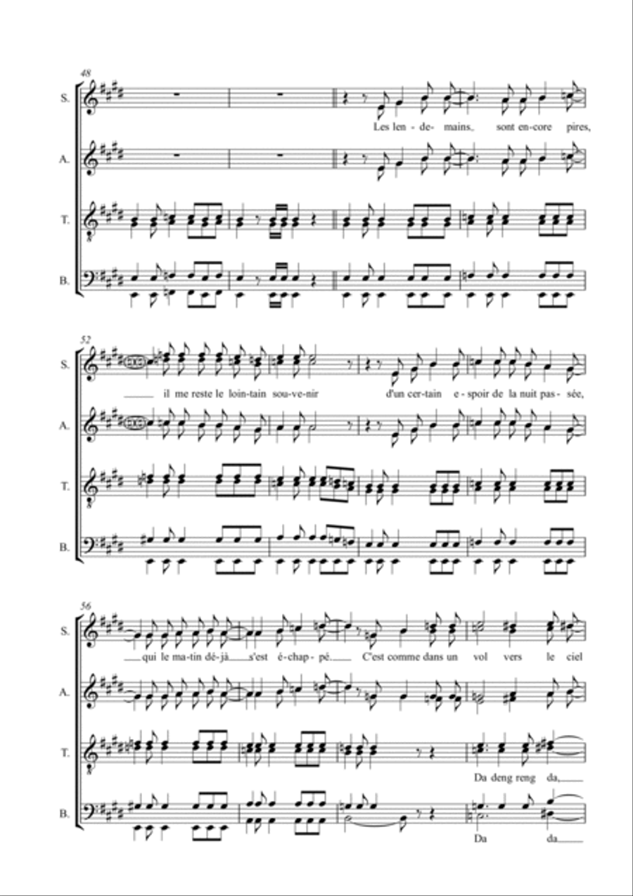 Elixir d'Amour Elixir d'Amour Choir scores gallery preview page 5