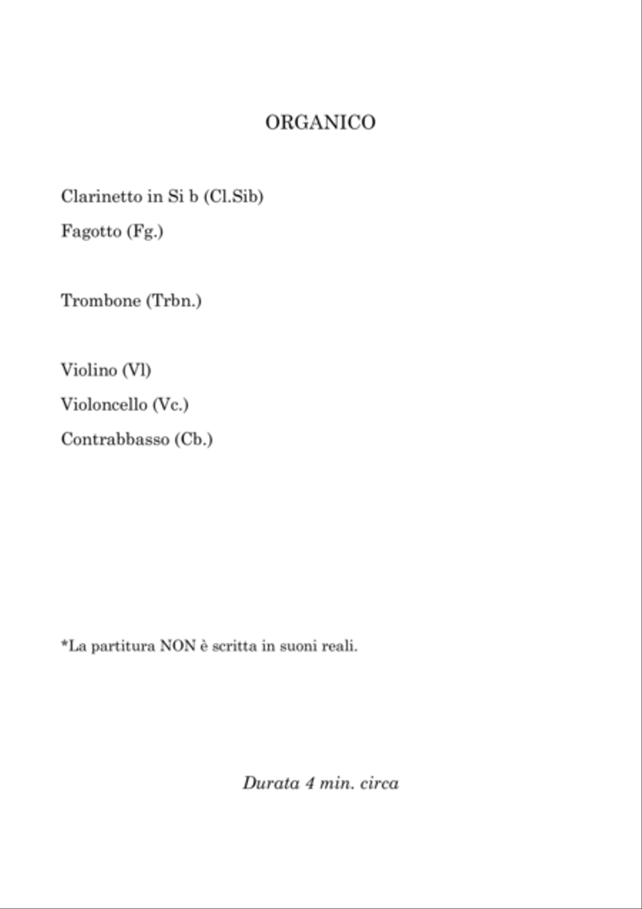 Paola Magnanini: LA NOTTE LAVA LA MENTE (ES-22-061) - Score Only Score scores gallery preview page 3