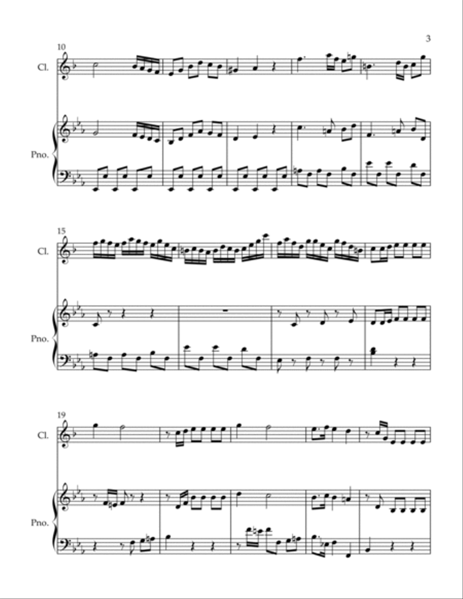 Con Spirito Clarinet Solo scores gallery preview page 3