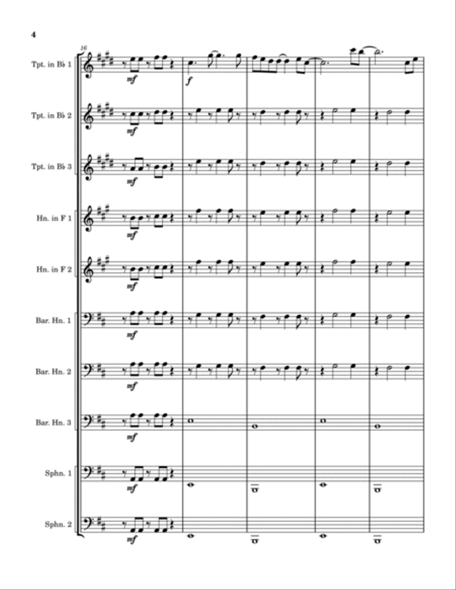 Modern Computing Brass Ensemble scores gallery preview page 4
