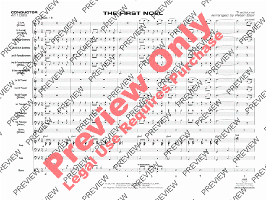 The First Noel Jazz Ensemble scores gallery preview page 4