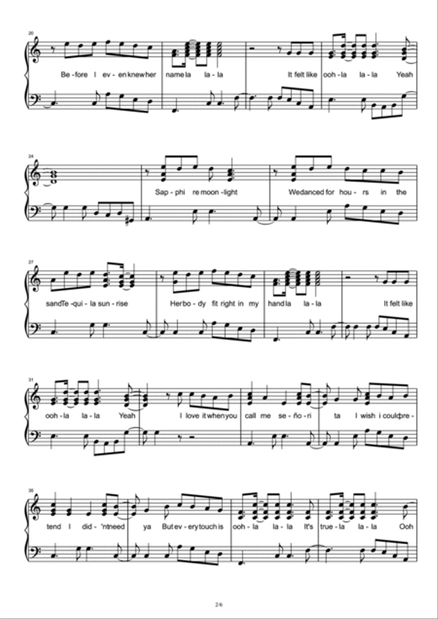 Señorita Voice scores gallery preview page 2