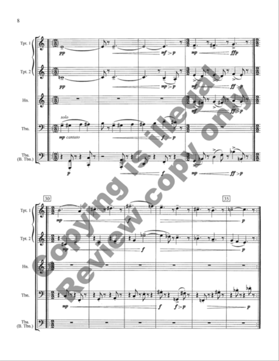 Inaugural Marches Inaugural Marches Brass Quintet scores gallery preview page 23