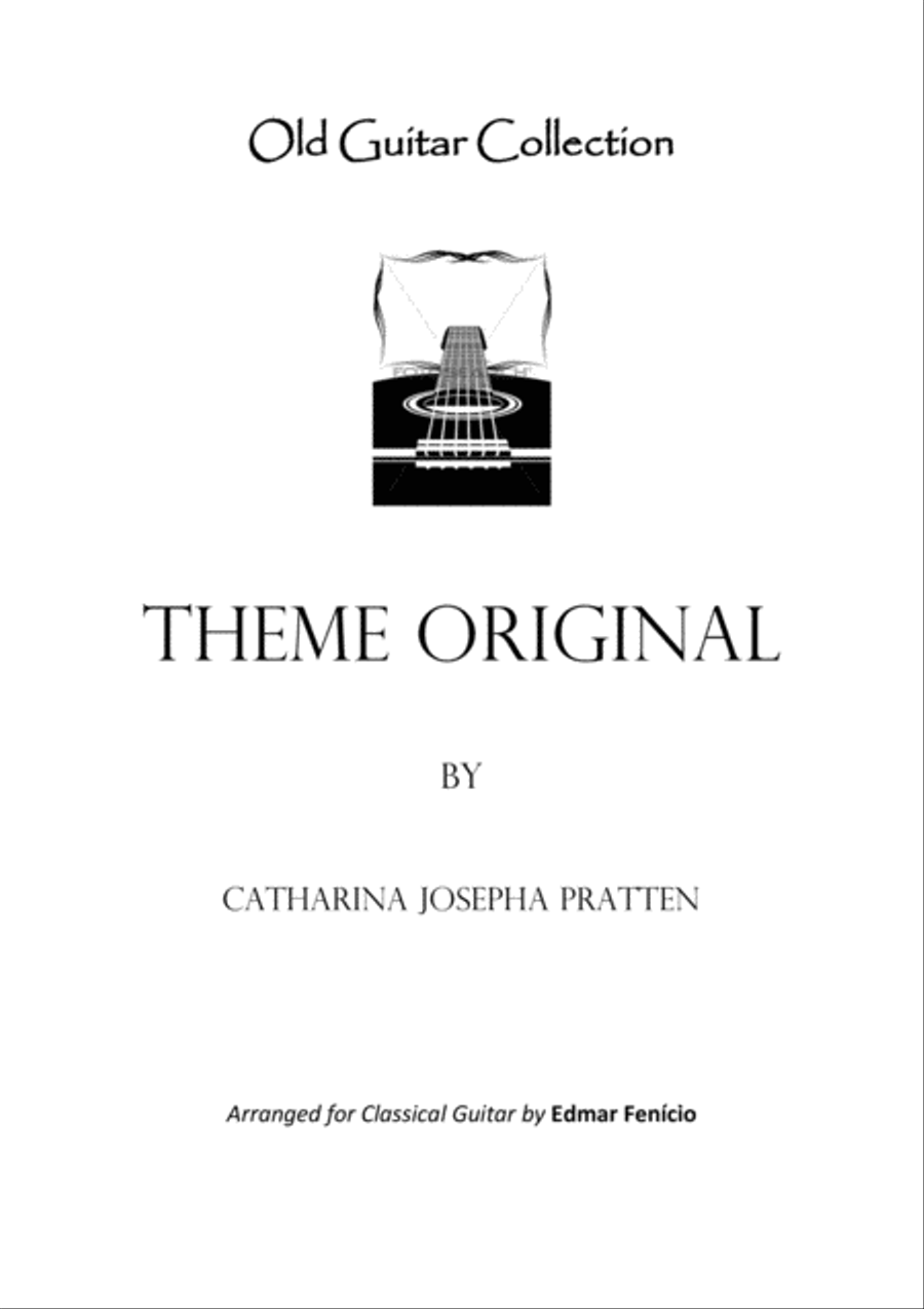 Theme Original Theme Original Classical Guitar scores gallery preview page 1