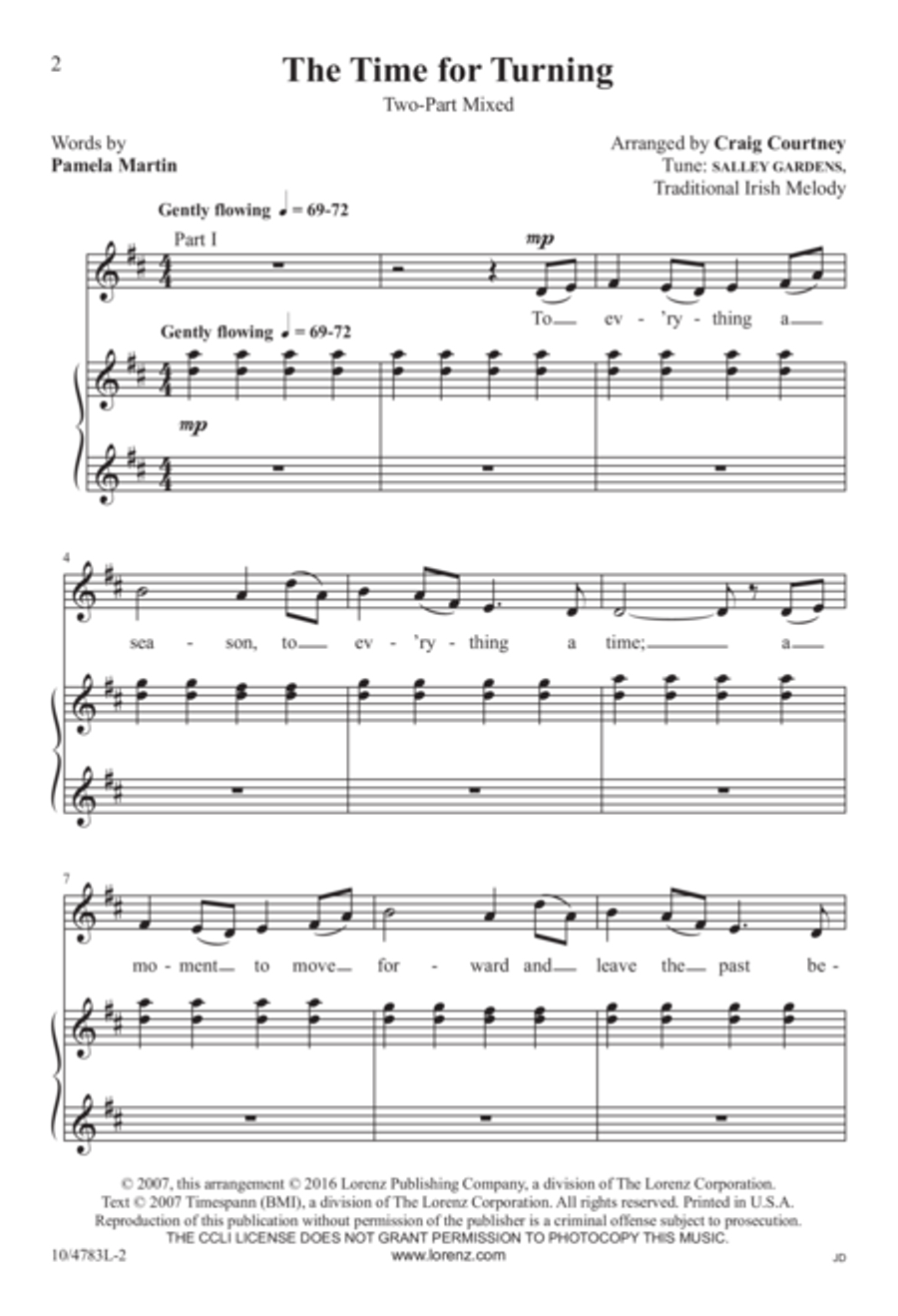 The Time for Turning 2-Part scores gallery preview page 2