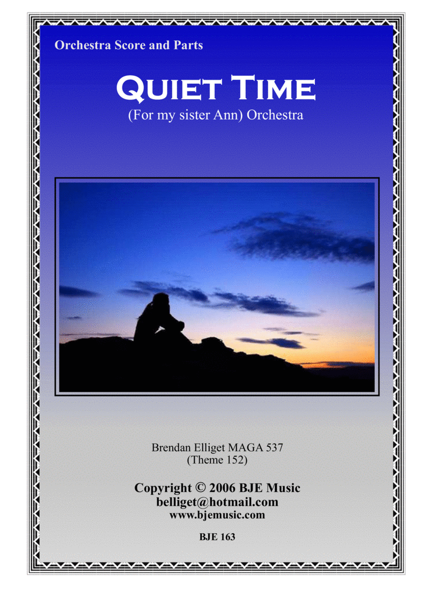 Quiet Time (For My Sister Ann)- Orchestra image number null