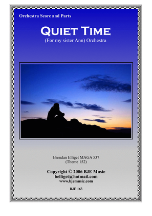 Quiet Time (For My Sister Ann)- Orchestra