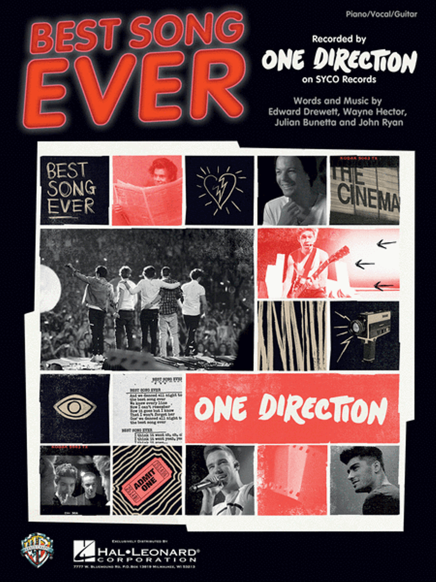 Best Song Ever Piano, Vocal, Guitar scores gallery preview page 1