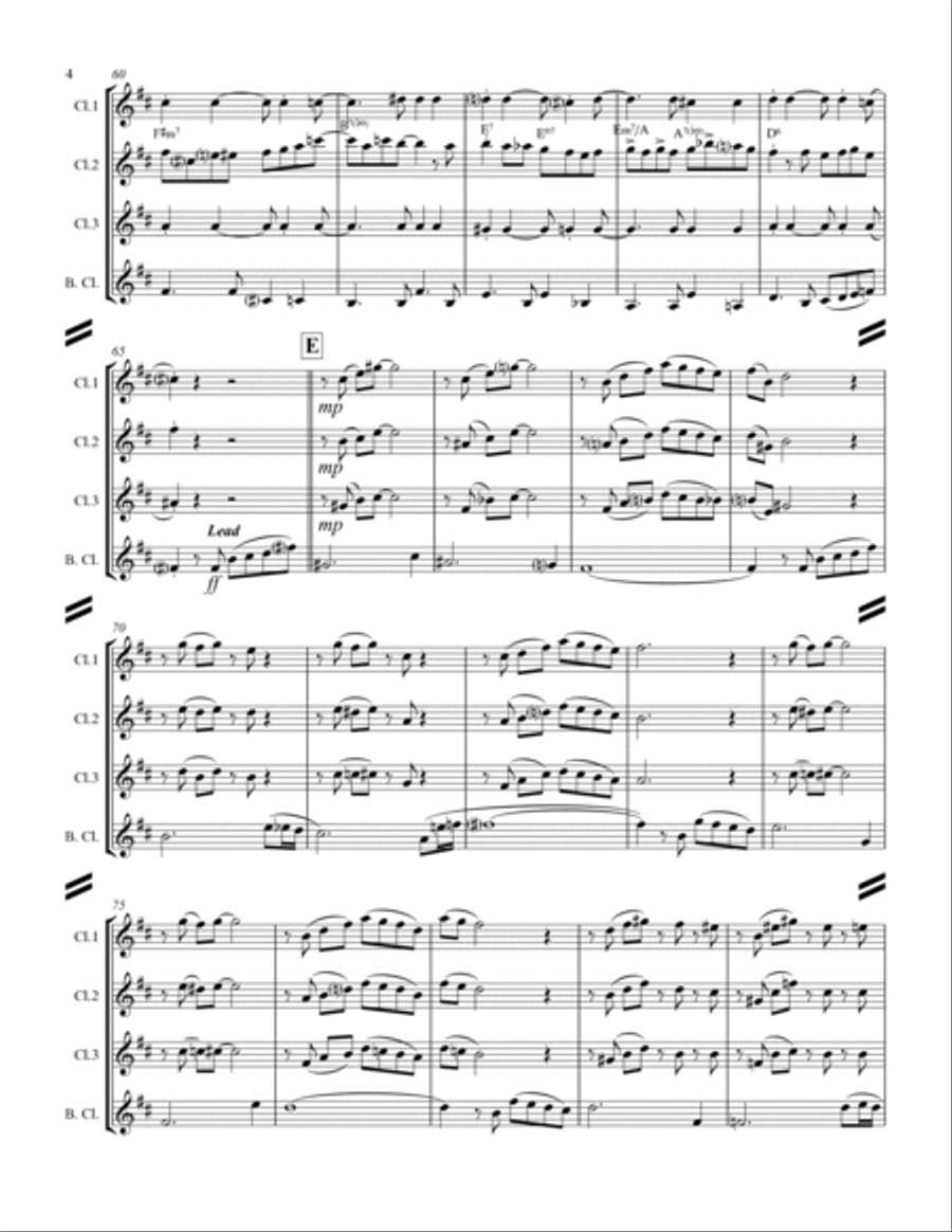 The Shadow Of Your Smile Woodwind Ensemble scores gallery preview page 5
