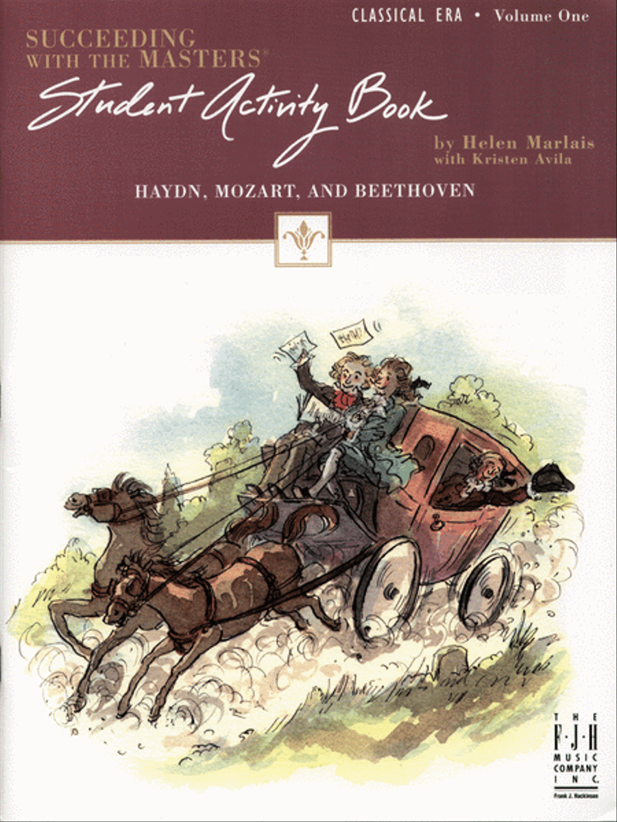 Succeeding with the Masters, Student Activity Book, Classical Era, Volume One Piano Method scores gallery preview page 1