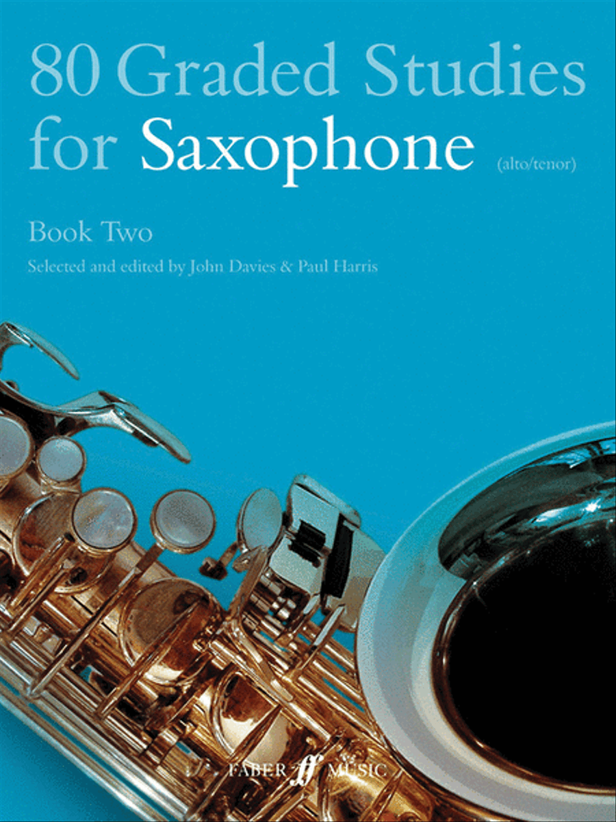 80 Graded Studies for Saxophone, Book 2 Saxophone scores gallery preview page 1