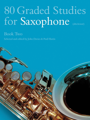 Book cover for 80 Graded Studies for Saxophone, Book 2