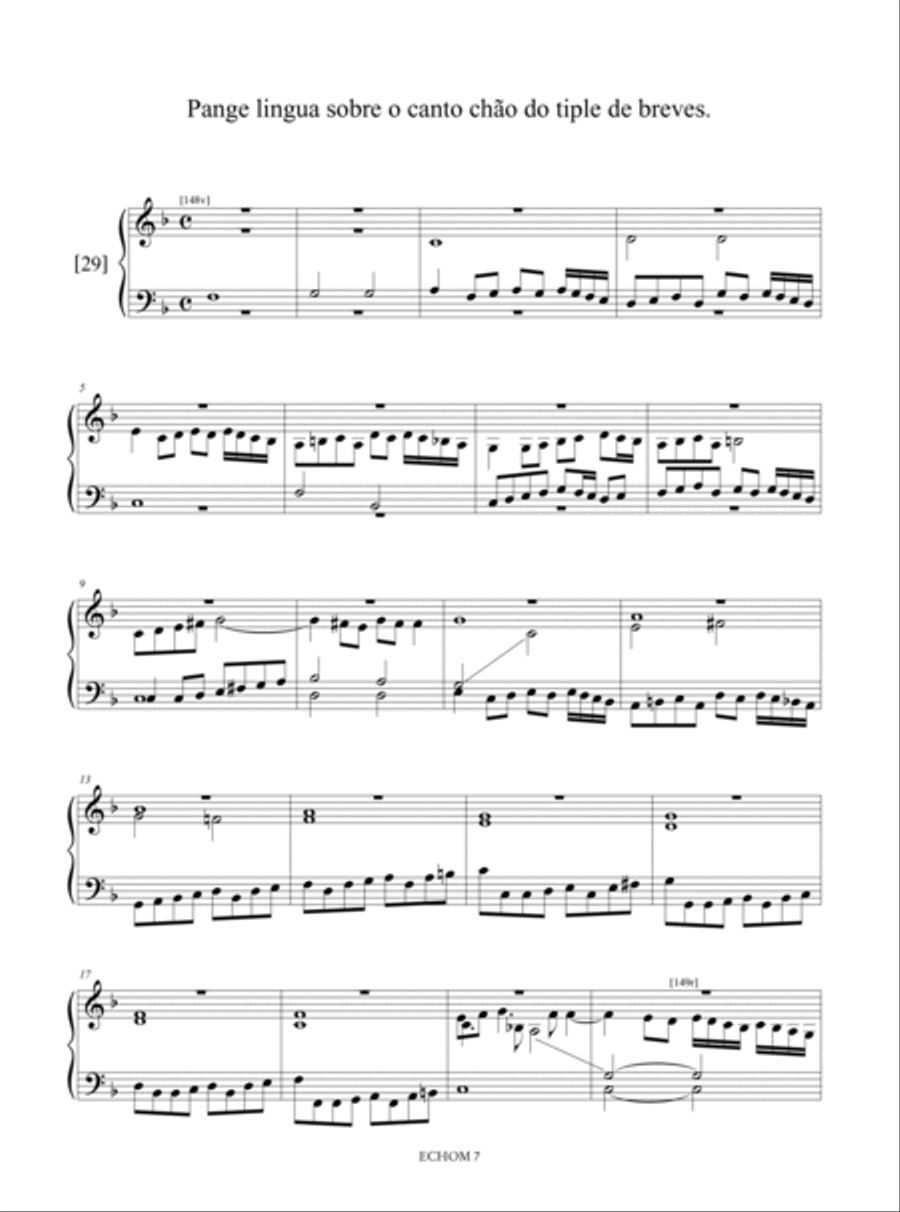Flores de Musica (1620) - Vol. III: Liturgical Works Organ scores gallery preview page 2