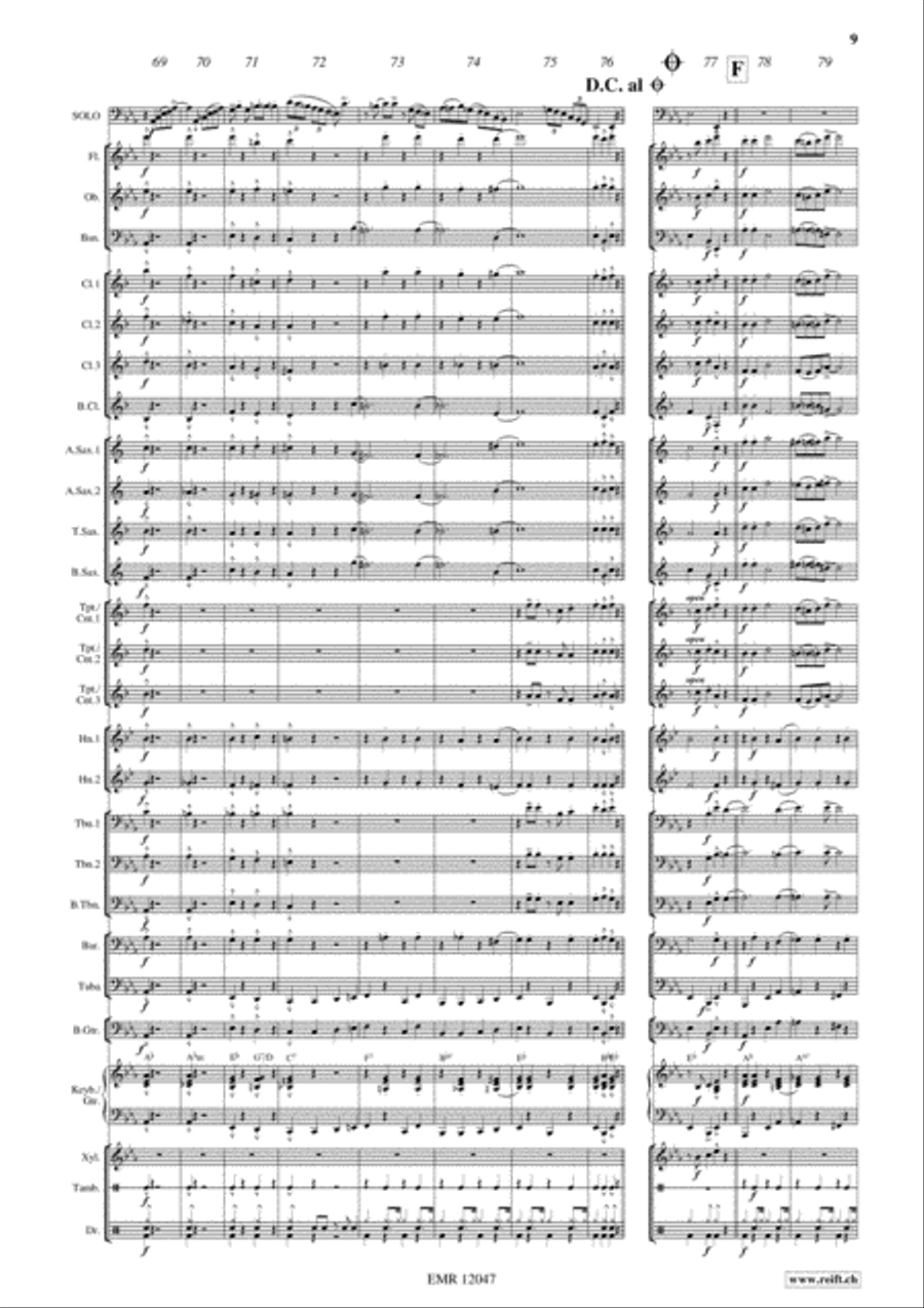 Stovepipe Stomp Concert Band scores gallery preview page 10