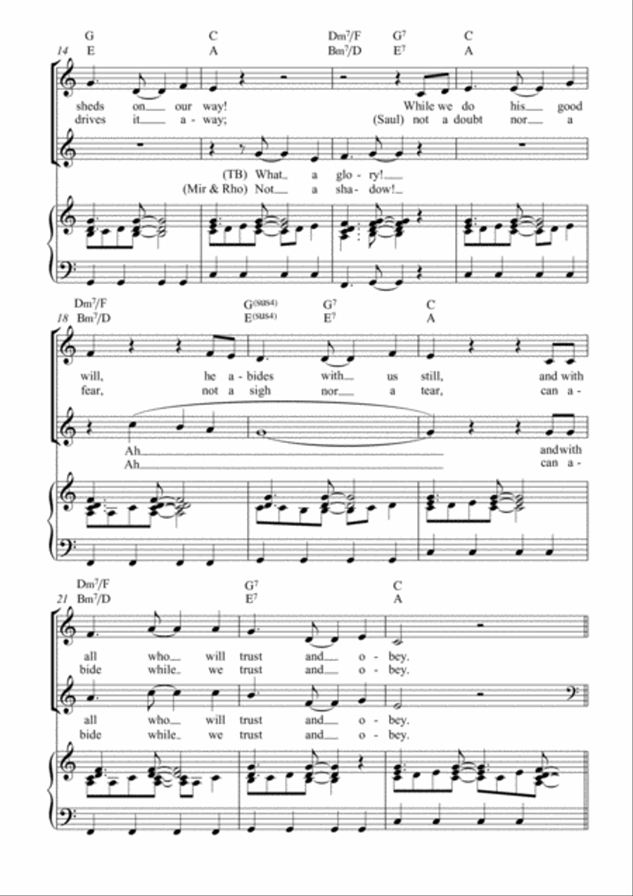 Barnabas - a Roger Jones musical 4-Part scores gallery preview page 6