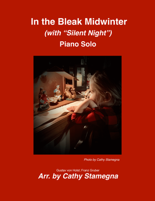 Book cover for In the Bleak Midwinter (with “Silent Night”) (Piano Solo)
