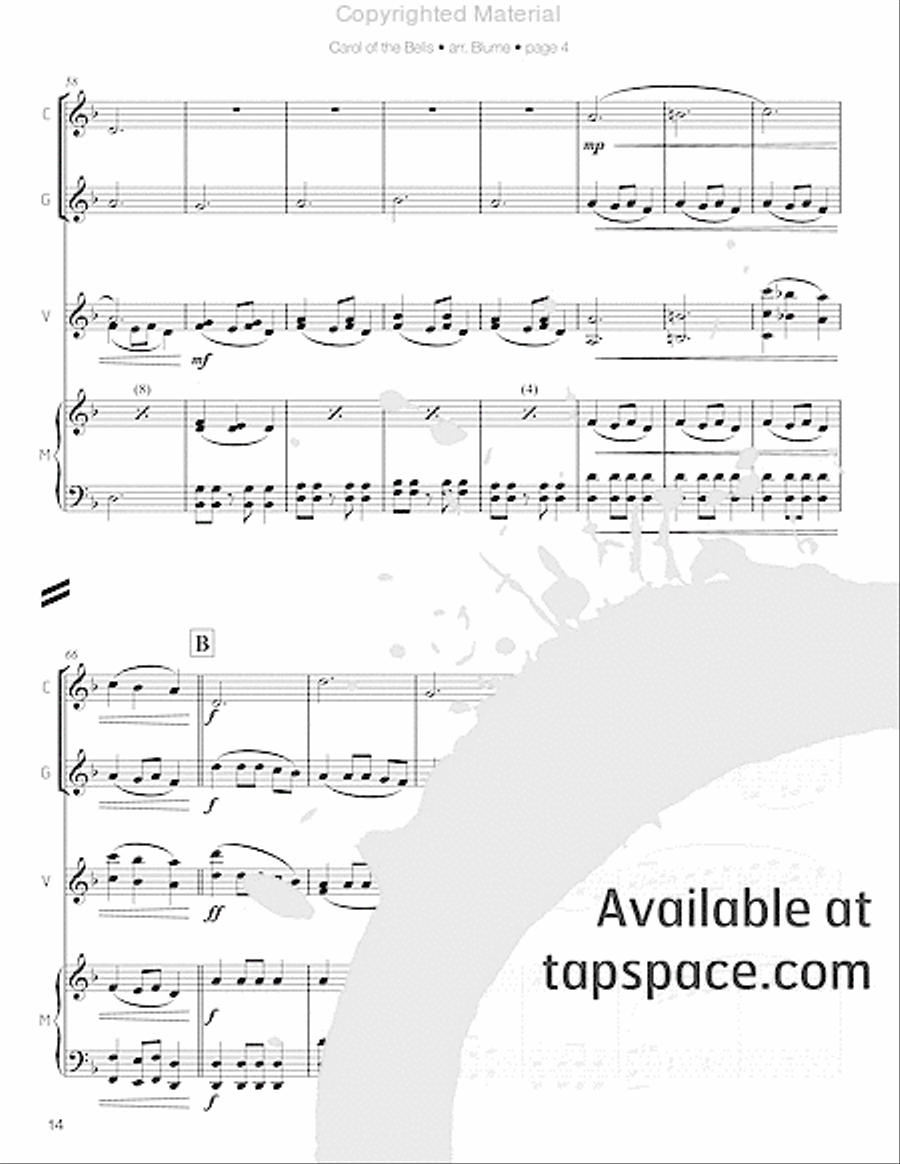Winterludes for Two Winterludes for Two Marimba scores gallery preview page 17