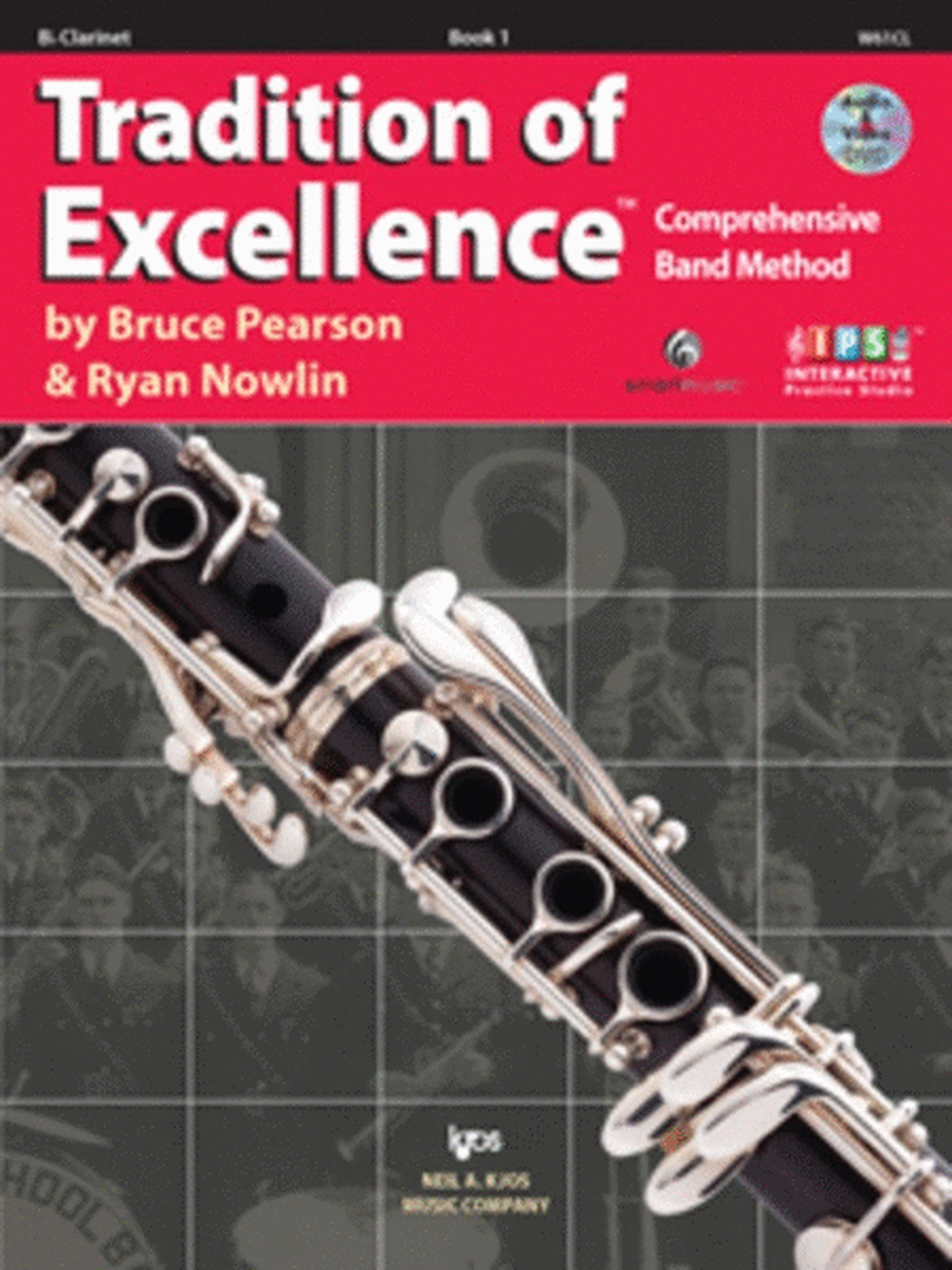Tradition Of Excellence Book 1 Clarinet Book/Dvd