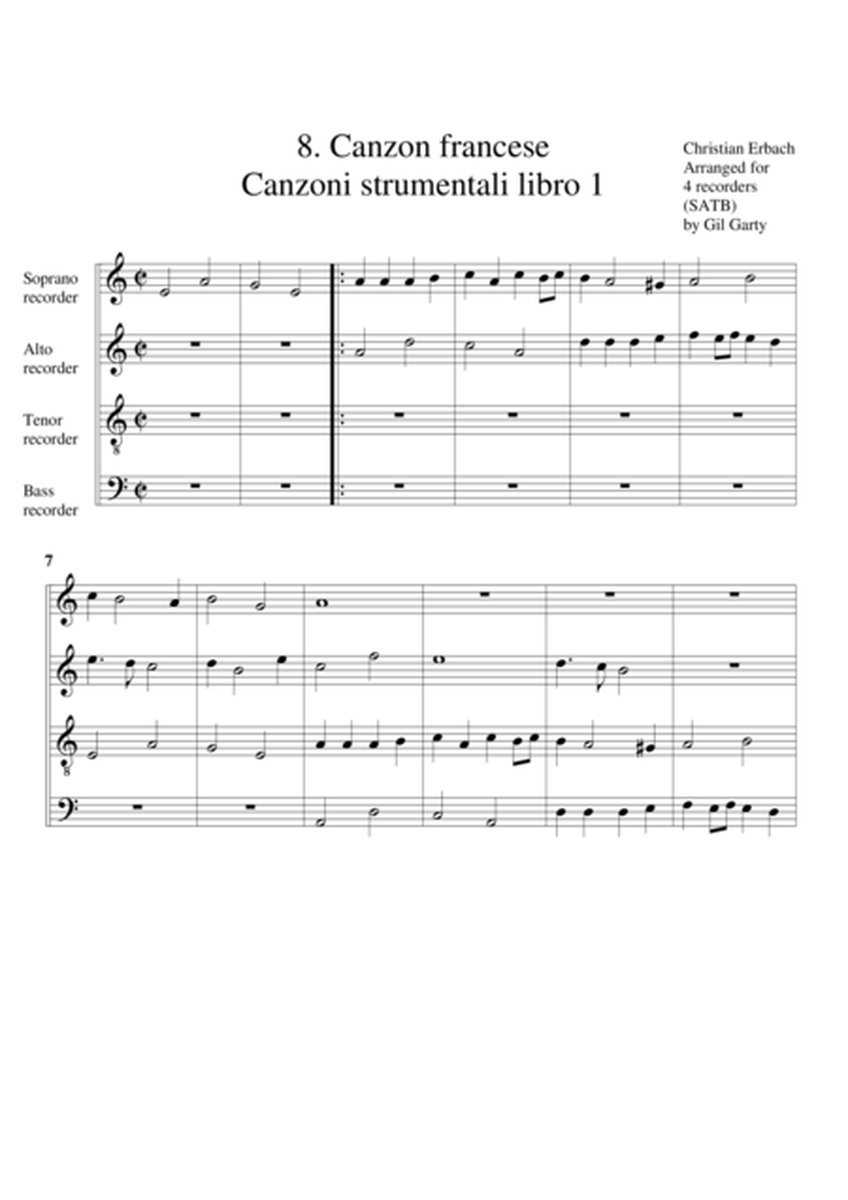 Canzon no.8 (Canzoni strumentali, libro 1 di Torino)