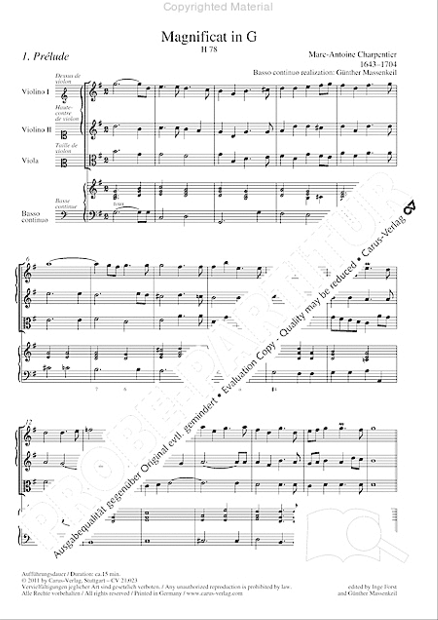Magnificat in G SATTB scores gallery preview page 9